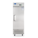 27" W Commercial Freezer, Reach-in 23 Cu.ft Stainless Steel Freezer with Single Solid Door, Upright Fan Cooling Freezer with 4 Adjustable Shelves, for Restaurant, Commercial Kitchen, Home