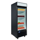 Commercial Refrigerator Merchandiser with Glass Door, 23Cu.Ft Display Refrigerator Upright Fridge Cooler with LED Lighting for Restaurant Kitchen