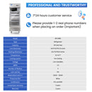 Commercial Display Refrigerator Merchandiser with 1 Glass Door - 23 Cu.Ft Upright Display Refrigerator with LED Lighting