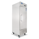 27" W Commercial Freezer, Reach-in 23 Cu.ft Stainless Steel Freezer with Single Solid Door, Upright Fan Cooling Freezer with 4 Adjustable Shelves, for Restaurant, Commercial Kitchen, Home