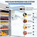 Commercial Display Refrigerator Merchandiser with 1 Glass Door - 23 Cu.Ft Upright Display Refrigerator with LED Lighting