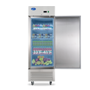 27" W Commercial Refrigerator 1 Solid Door, 23 Cu.ft Reach-in Stainless Steel Refrigerator, Upright Fan Cooling for Restaurant, Bar, Home, Shop (Equip 4 Shelves) Warehouse Shipments