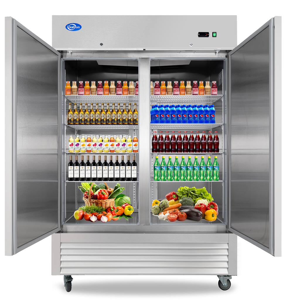 Skincare Fridge 49 Commercial Glass Door Refrigerator