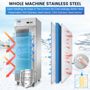 Commercial Display Refrigerator Merchandiser with 1 Glass Door - 23 Cu.Ft Upright Display Refrigerator with LED Lighting