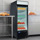 Commercial Refrigerator Merchandiser with Glass Door, 23Cu.Ft Display Refrigerator Upright Fridge Cooler with LED Lighting for Restaurant Kitchen